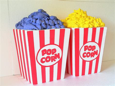 Movie Themed Party 15 Giant Popcorn Box Photo Etsy
