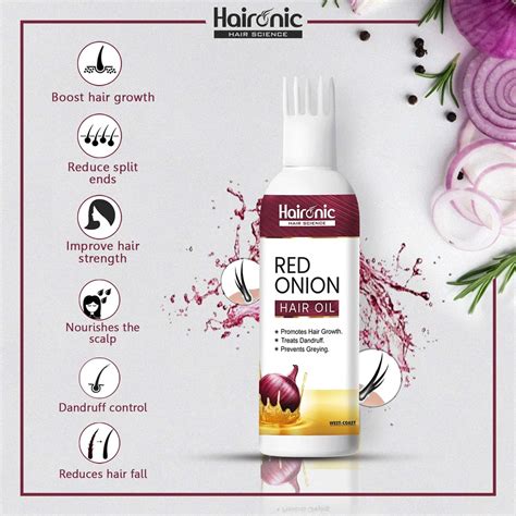 Buy Haironic Hair Science Red Onion Oil Anti Hair Loss And Hair Growth