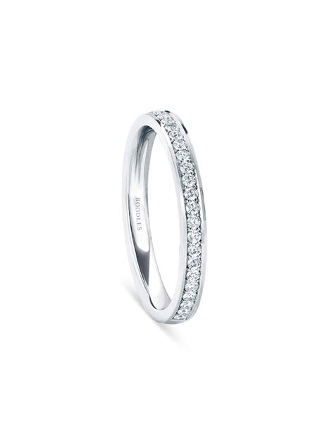 Classic Platinum Diamond Wedding Ring Boodles