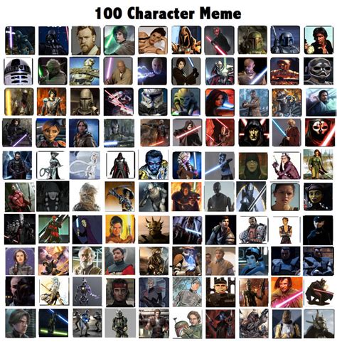 My Top 100 Favorite Star Wars Characters By Spider Bat700 On Deviantart