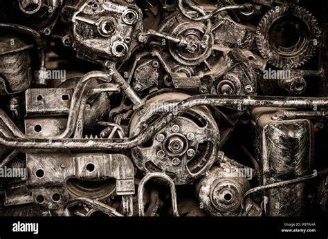 Old Machine Steelvintage Spare Part Industry Concept Stock Photo Alamy