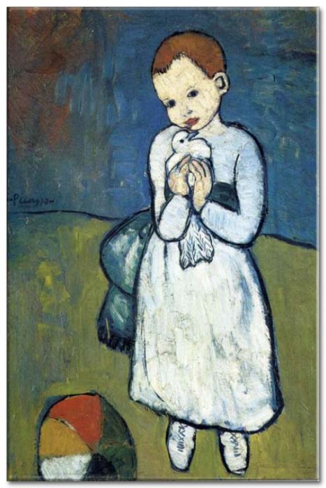 Obraz Picasso Child With Dove Zs17867 Pablo Picasso Reprodukcie