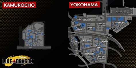Yakuza Like A Dragons Yokohama Map Is Bloody Huge Push Square