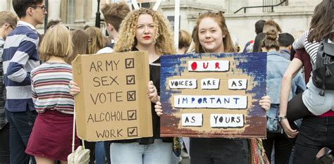votes for 16 year olds should be based on wider evidence not just a need for participation