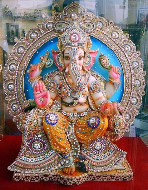 Pin By Людмила ПЛИС On Art И Н Д И Я 2 Happy Ganesh Chaturthi Images Ganesh Ganesh
