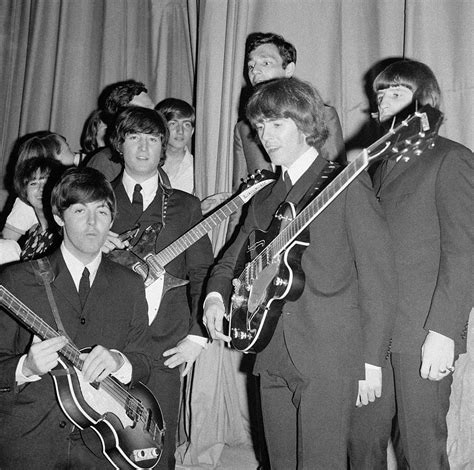 British rock/pop group, formed in liverpool, england during the late 1950s. Meet the Beatles for Real: Pre-show pictures