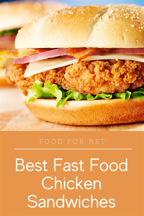 The chicken patty on this guy is massive—the largest of any sandwich on our list. Best Fast Food Chicken Sandwiches | Food For Net