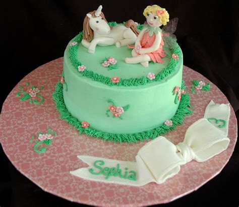 Fairy And Unicorn Cake