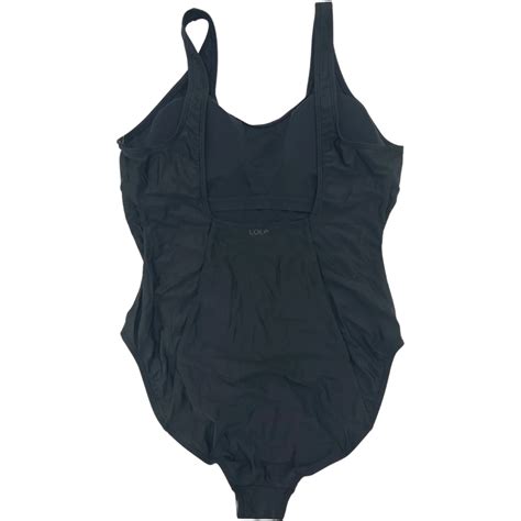 lolë women s black one piece bathing suit various sizes canadawide liquidations