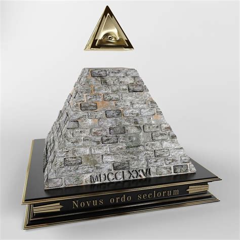 Illuminati Pyramid 3d Model Obj