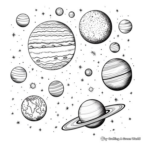 Solar System Coloring Pages Free Printables Coloring Library