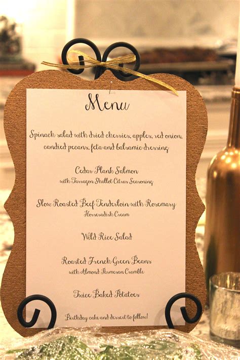 Maybe you would like to learn more about one of these? Gold, Black, and White: My 30th Birthday Dinner Party ...