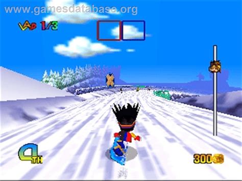 Snowboard Kids 2 Nintendo N64 Artwork In Game