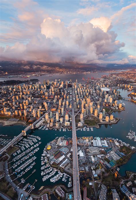 Aerial Vancouver Bc On Behance