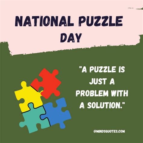 50 National Puzzle Day Quotes Wishes And Messages