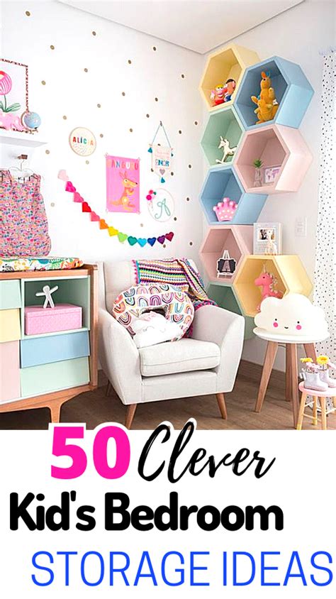 50 Clever Kids Bedroom Storage Ideas You Wont Want To Miss Colorful