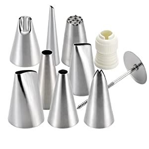 It really depends on what kind of cake. Amazon.com: Cake Boss Decorating Tools 10-Piece Flower Decorating Icing Tip Set: Kitchen & Dining