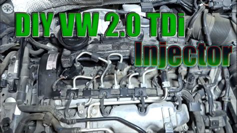 DIY How To Replace A 2 0 Tdi Injector CJAA YouTube
