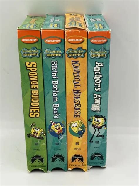 NICKELODEON VHS LOT Of SpongeBob Powerpuff Girls Rugrats Fairy Odd Parents PicClick UK