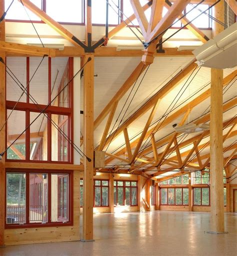 Wood is often left exposed in mass timber buildings — it doesn't need to be wrapped or bolstered to meet code — and there is nothing quite so beautiful as large expanses of exposed wood. 17 Best images about Exposed Wood Structure on Pinterest ...