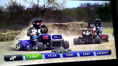 Watch Sta Bil Lawn Mower Racing Set To Mow On Cmts ‘dude Perfect