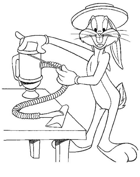 Dibujos De Bugs Bunny De Looney Tunes Para Colorear Para Colorear