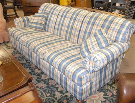 Top 20 Of Blue Plaid Sofas