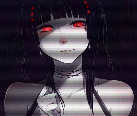 Pin By Uwu On Black Heart Emoji Evil Anime Yandere Anime Anime Art Girl