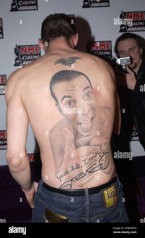 Steve O From Jackass Photographed At The Nme Carling Awards At Ponana