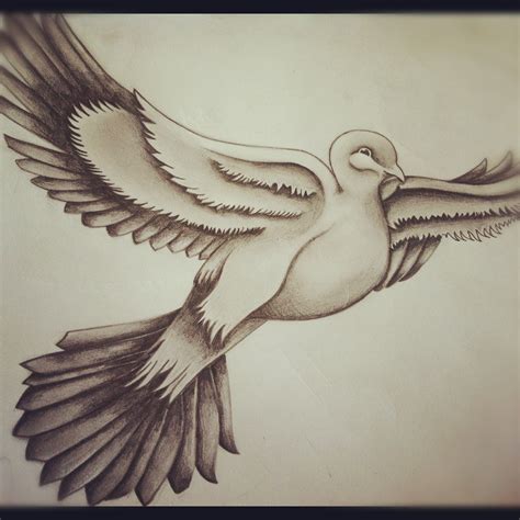 Dove Drawing Tattoo At Getdrawings Free Download