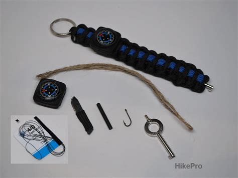 Hikepro Ultimate 550 Paracord Survival Keychains
