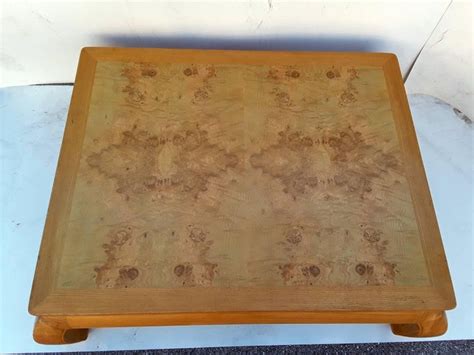 Henredon Ming Style Coffee Table With Burl Wood Top For Sale At 1stdibs
