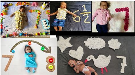 7th Month Baby Photoshoot Ideas Seven Month Baby Photos Monthly