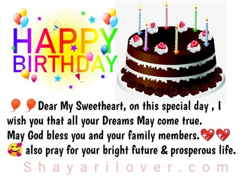 Birthday Wishes Shayari In English
