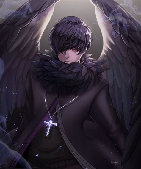 Anime Fallen Angel Anime Angel Fantasy Character Design Character