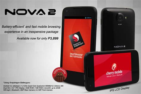 Cherry Mobile Nova 2 Is Now Available For Only P3899