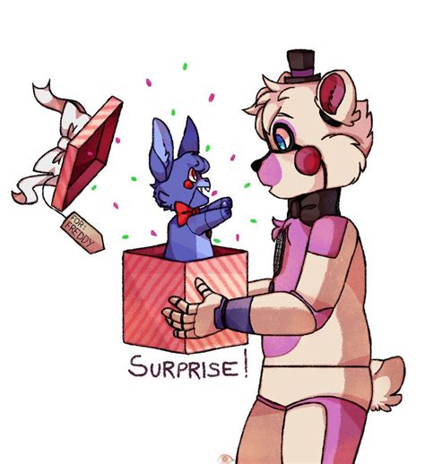 An Image Of A Cartoon Character Holding A Box With Surprise Written On