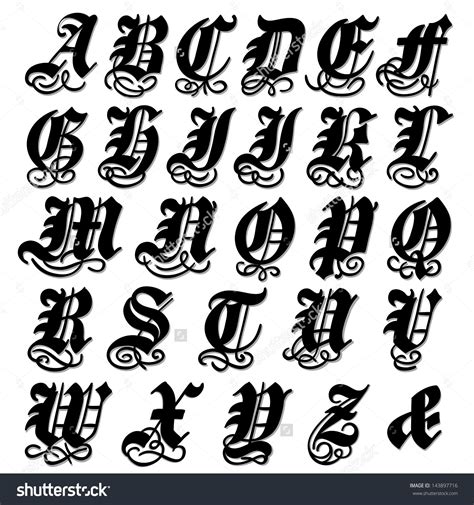 Image Result For Gothic Alphabet Lettering Alphabet Gothic Alphabet
