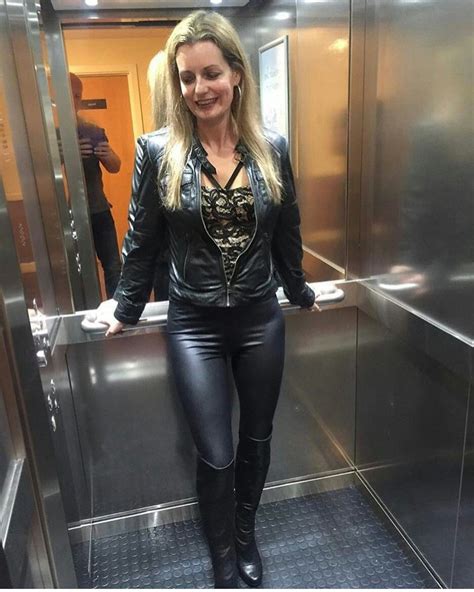 Pin On Women In Leather