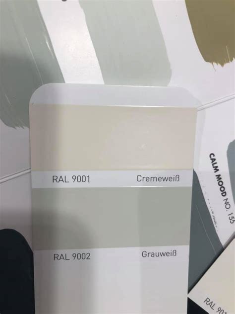 Colour RAL 9001 Cream White And Black Shades RAL Colour Chart UK