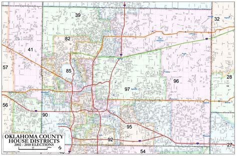 Oklahoma County House Districts Metro Area Map Okgrassroots