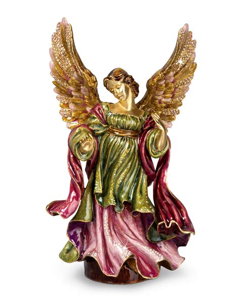 Jay Strongwater Adoring Angel Figurine Neiman Marcus