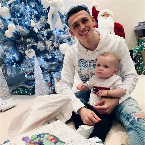 Phil Foden And His Son