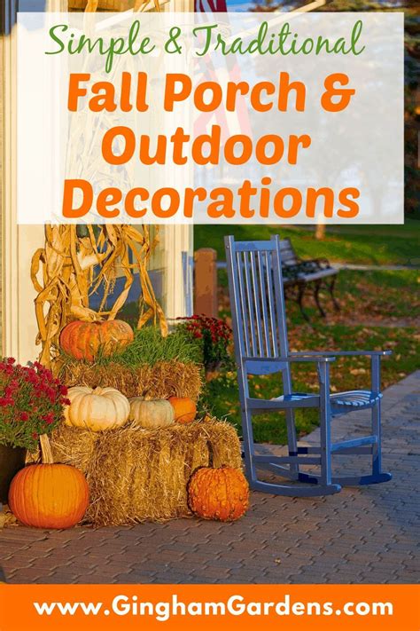 Fall Porch Decor And Outdoor Decorating Ideas Gingham Gardens Fall
