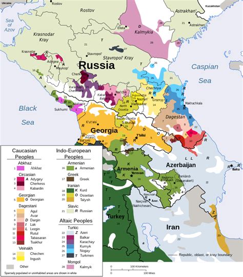 Ethnic Groups In The Caucasus Wikipedia