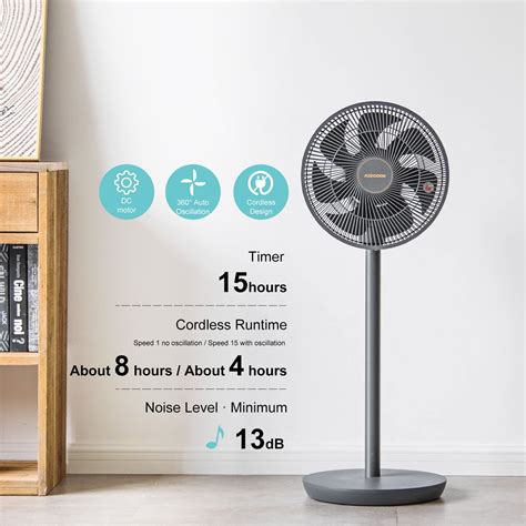 Outdoor Cordless Pedestal Fan For Patios Home 360 Ubuy Trinidad And