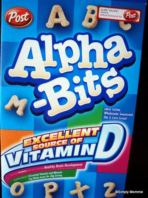 Simply Mommie Review Posts Alpha Bits Cereal
