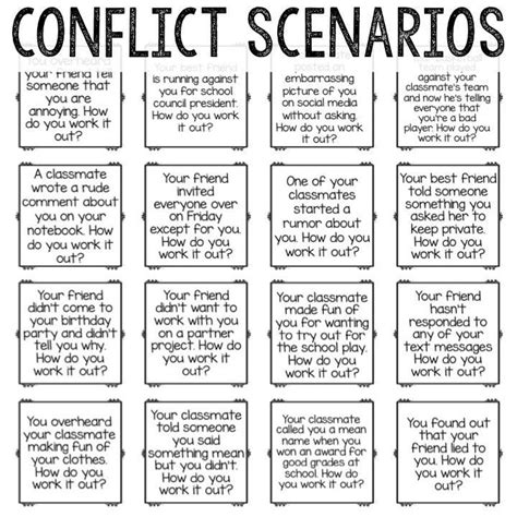 Conflict Resolution Classroom Guidance Lesson For School Counseling