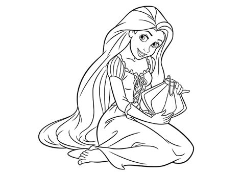 Rapunzel Coloring Pages 100 Pictures Free Printable - EroFound