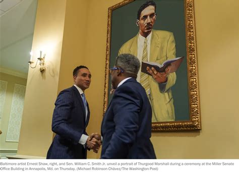A Black Artists Thurgood Marshall Replaces Portrait Of A Likely Enslaver